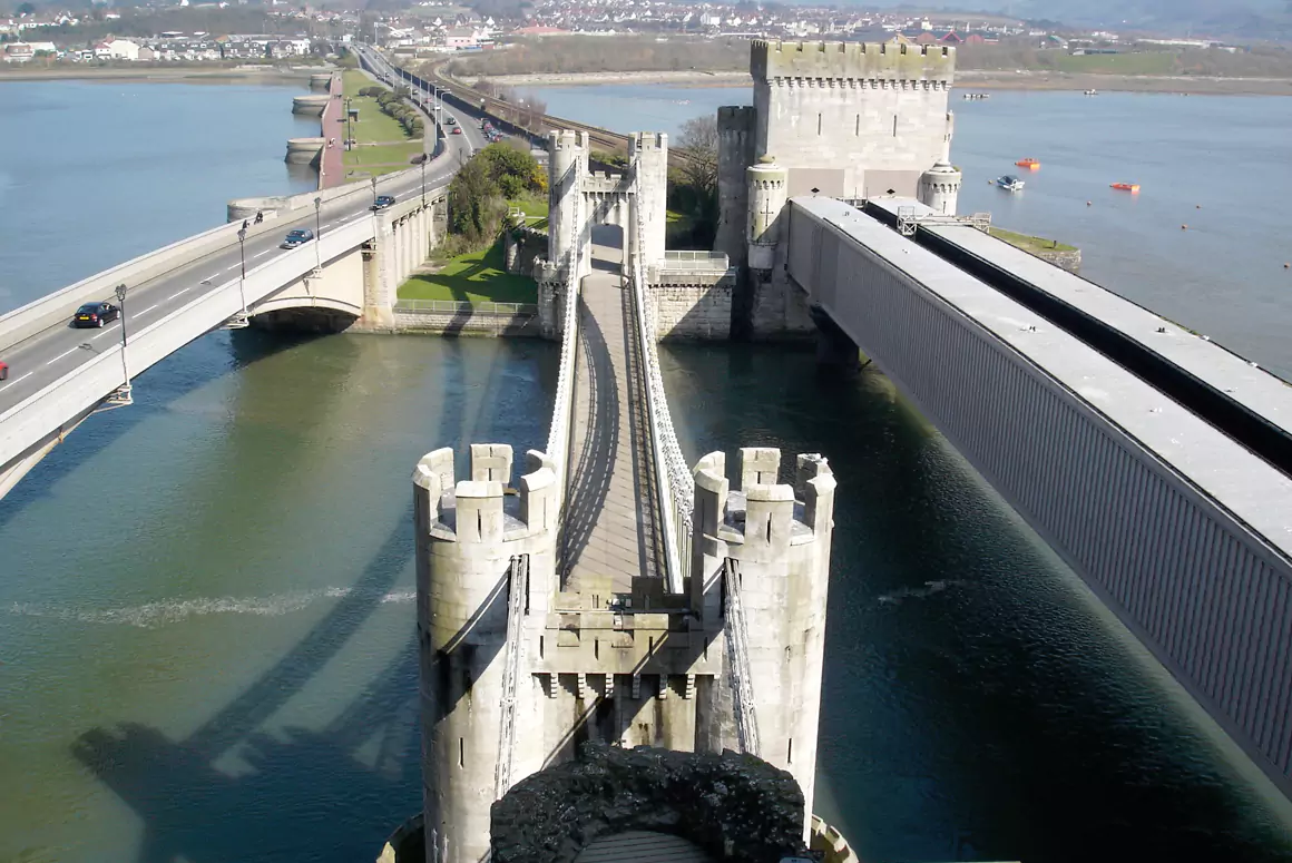 A Tale of Two Bridges Conwy Suspension Bridge