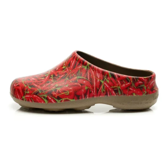 Chilli Pepper Chunky Tread Classic Men's Clogs from Backdoorshoes