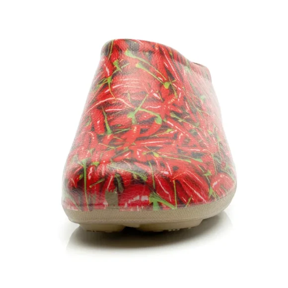 Chilli Pepper Chunky Tread Classic Men's Clogs from Backdoorshoes