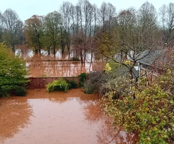 The Spring Garden 2026 Cornwall House, under water