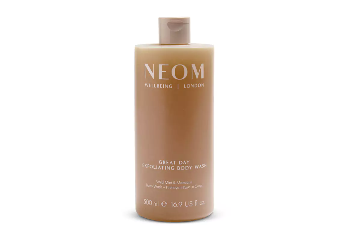 Wellbeing Great Day Exfoliating Body Wash from Neom