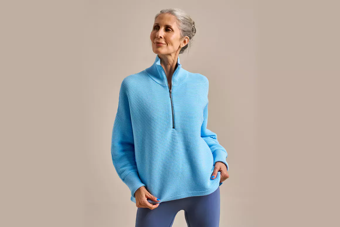 Flex Rib Half Zip Jumper from BAM
