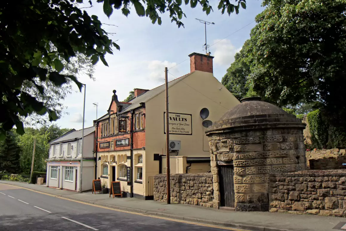 Reflections of Ruabon The roundhouse next to The Vaults pub, Ruabon