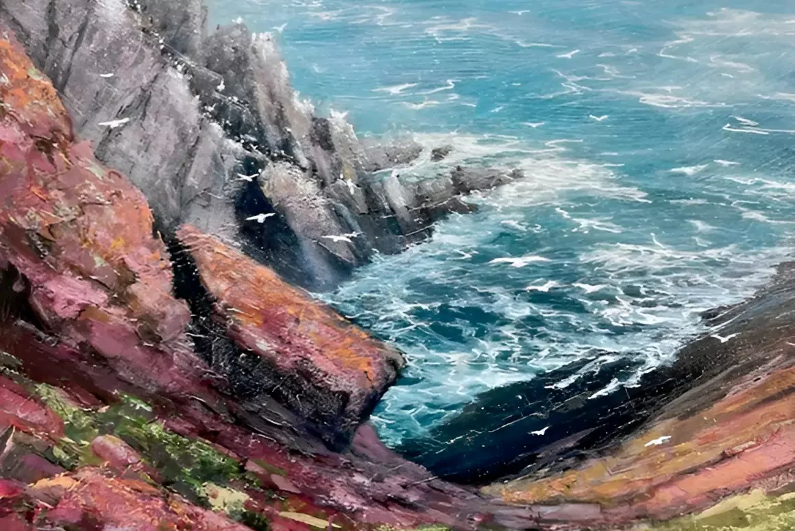 Expressive Seascape to Feature at Pembs Art Trail Exhibition