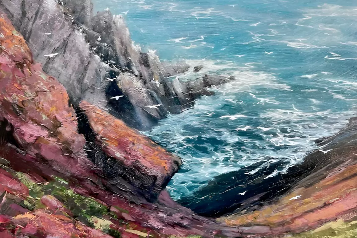 Expressive Seascape to Feature at Pembs Art Trail Exhibition