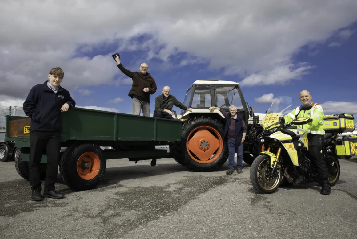 One of Rarest Ifor Williams Trailers Returns for Charity Tractor Run