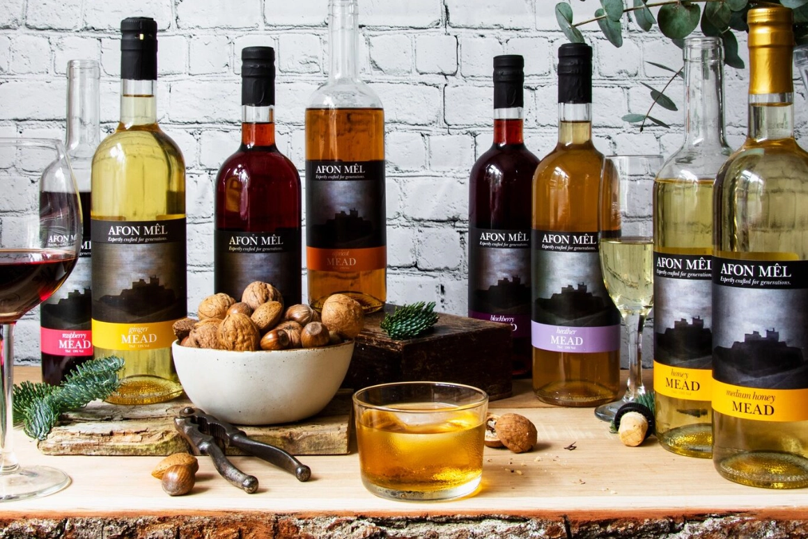 Mead from Afon Mel Honey Farm & Meadery