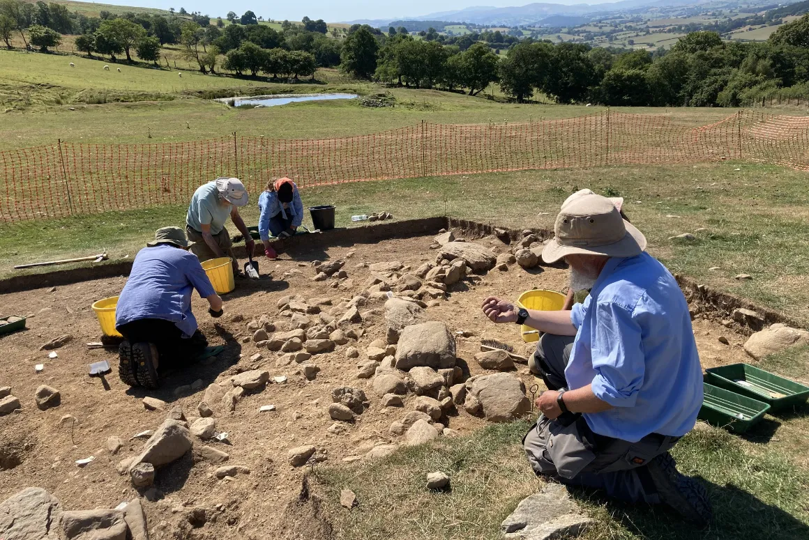 Recently discovered prehistoric site near Bryneglwys in Denbighshire