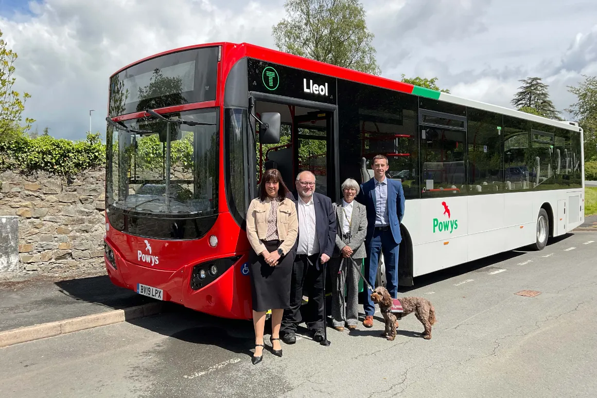 First Refurbished Buses Welcomed to Powys