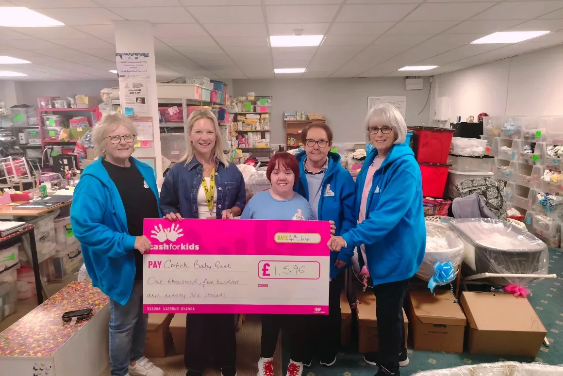 Cwtch Baby Bank Receives Funding Boost from Cash for Kids