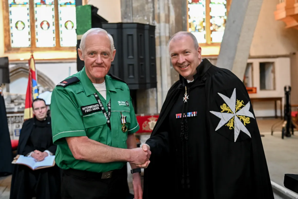 Dedication of St John People Recognised at Investiture Service Dedication of St John People Recognised at Investiture Service