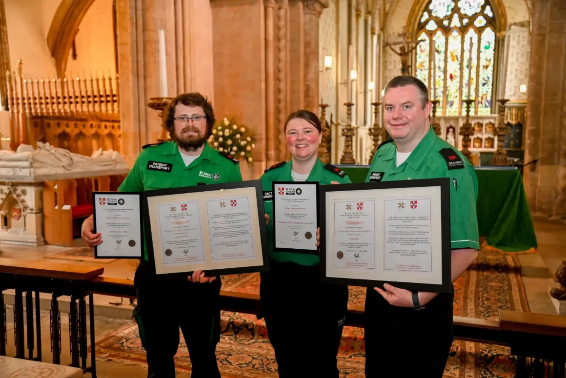 Dedication of St John People Recognised at Investiture Service
