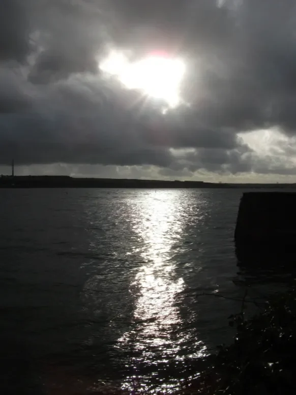 Black Sky at Milford Haven Docks taken by Ethan Parsons, aged 11 years, Milford Haven Junior School