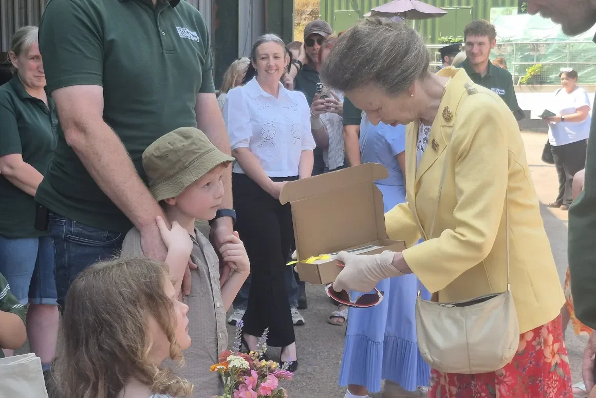 Princess Royal Visits Greenmeadow Community Farm