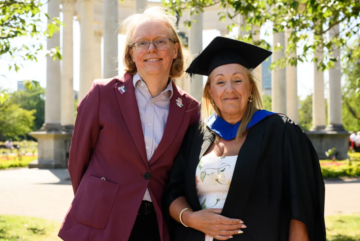 Mother of Three from Caerphilly Graduates with a Master’s Degree