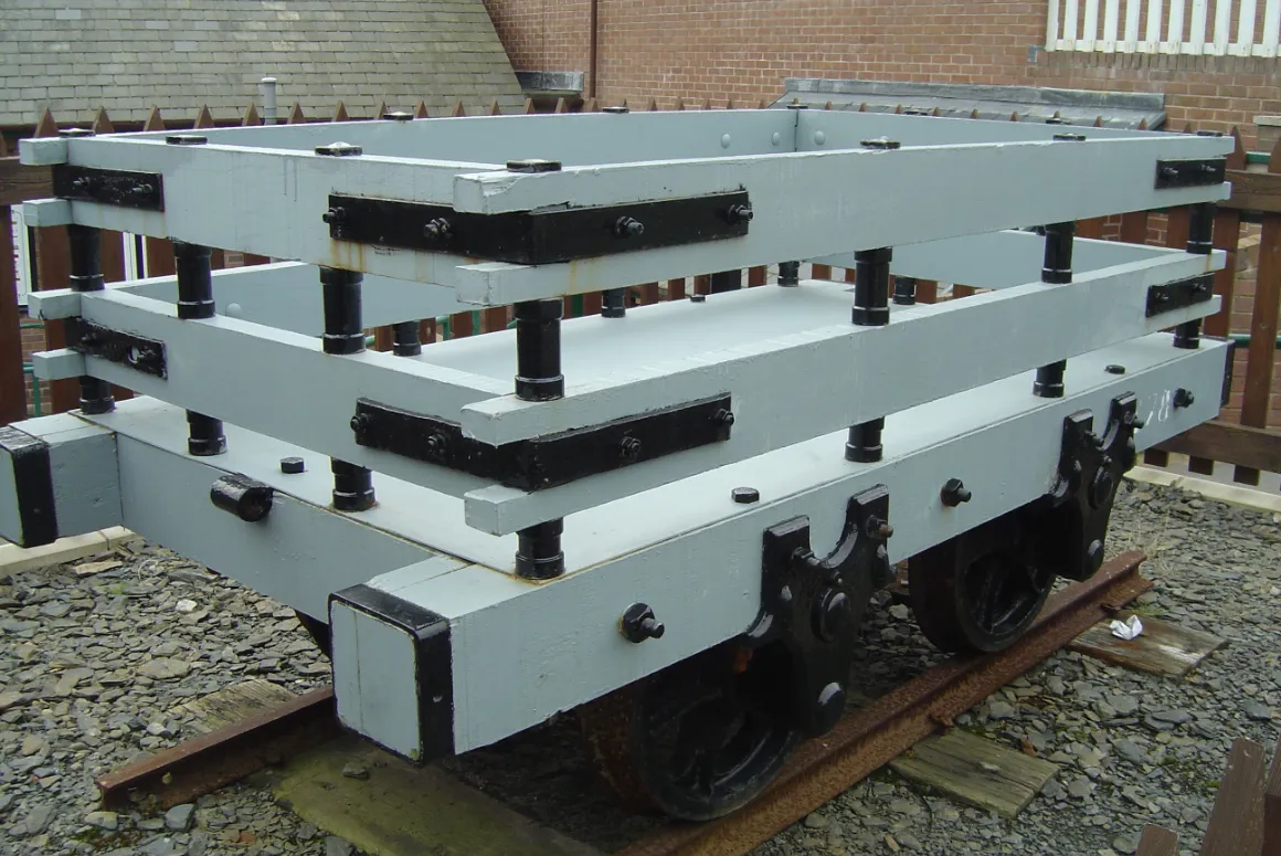Slate wagon on Talyllyn Railway