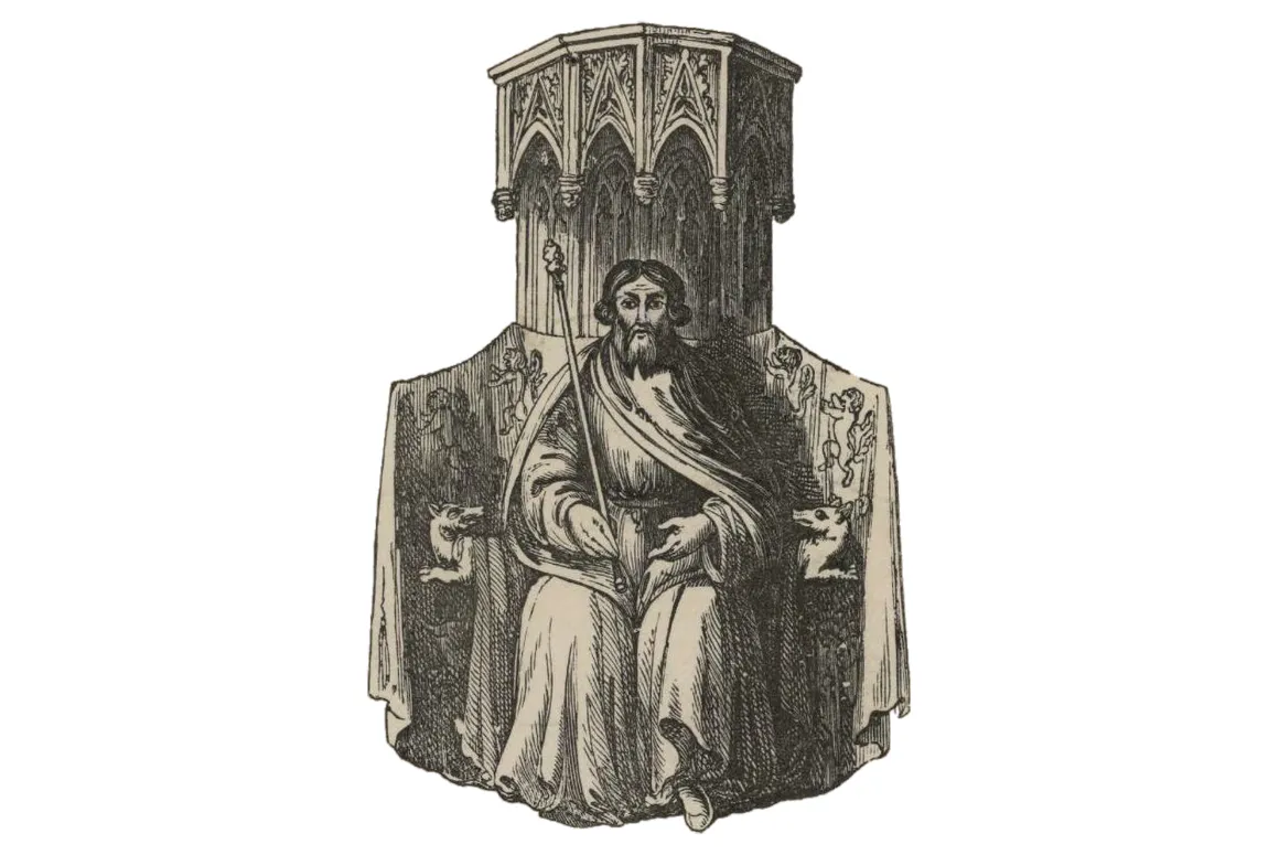 Portrait of Owen Glyndwr from his great seal