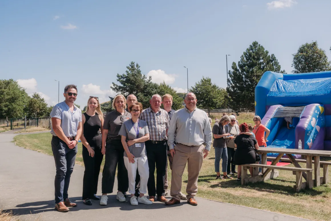 Fun for Barcud Tenants to Celebrate 33 New Homes Built