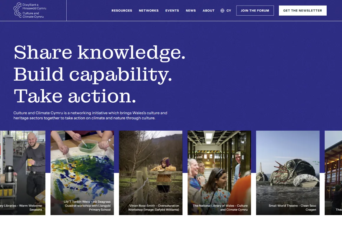 Culture and Climate Cymru: A New National Network for Climate Action in Wales’s Culture and Heritage Sector