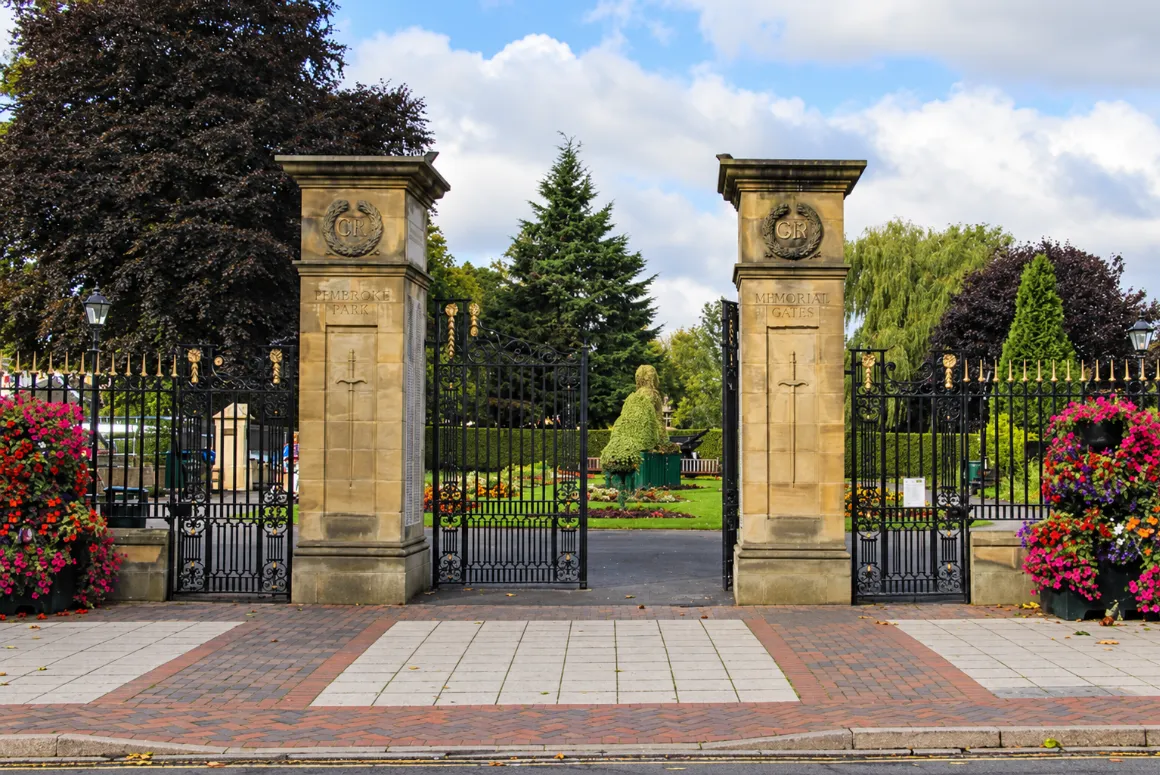 Park Gates War Memorial in Oswestry