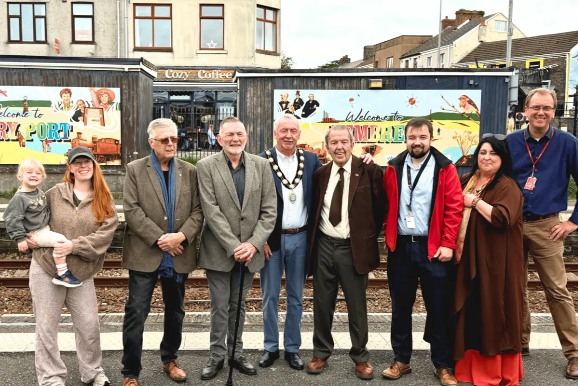 New Artwork Installed at Pembrey and Burry Port Railway