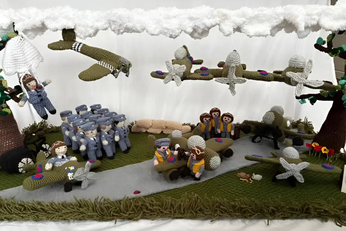 Local Knitters Help Create Huge Second World War Exhibition