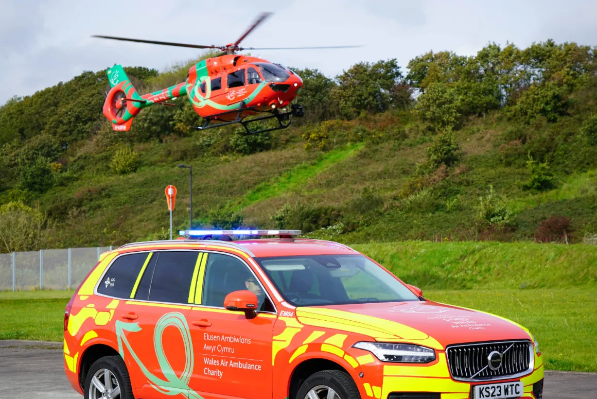 Barcud Group Director Raises Funds for Wales Air Ambulance