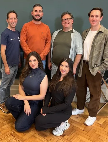 The cast of Kind Hearts and Coronets